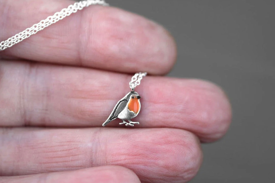 Rotkehlchen Schmuckset