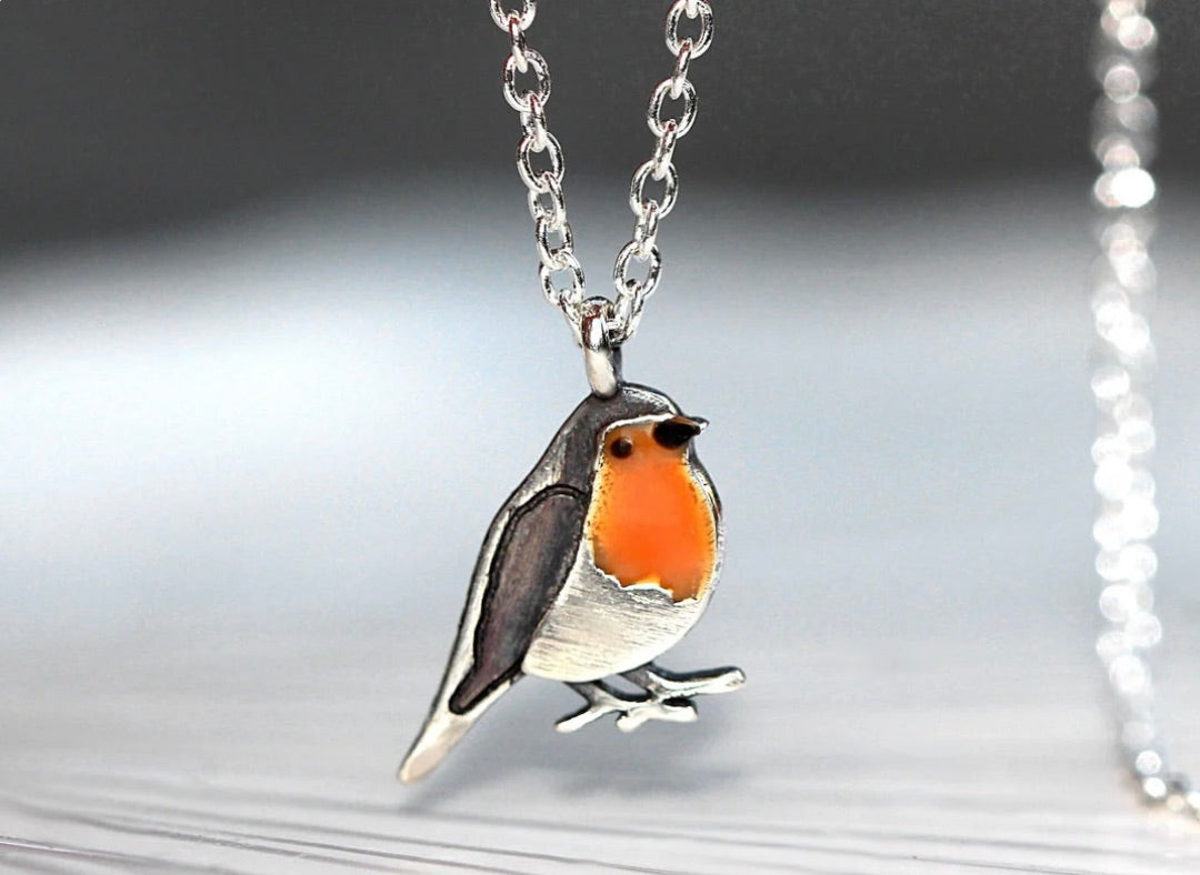 Rotkehlchen Schmuckset