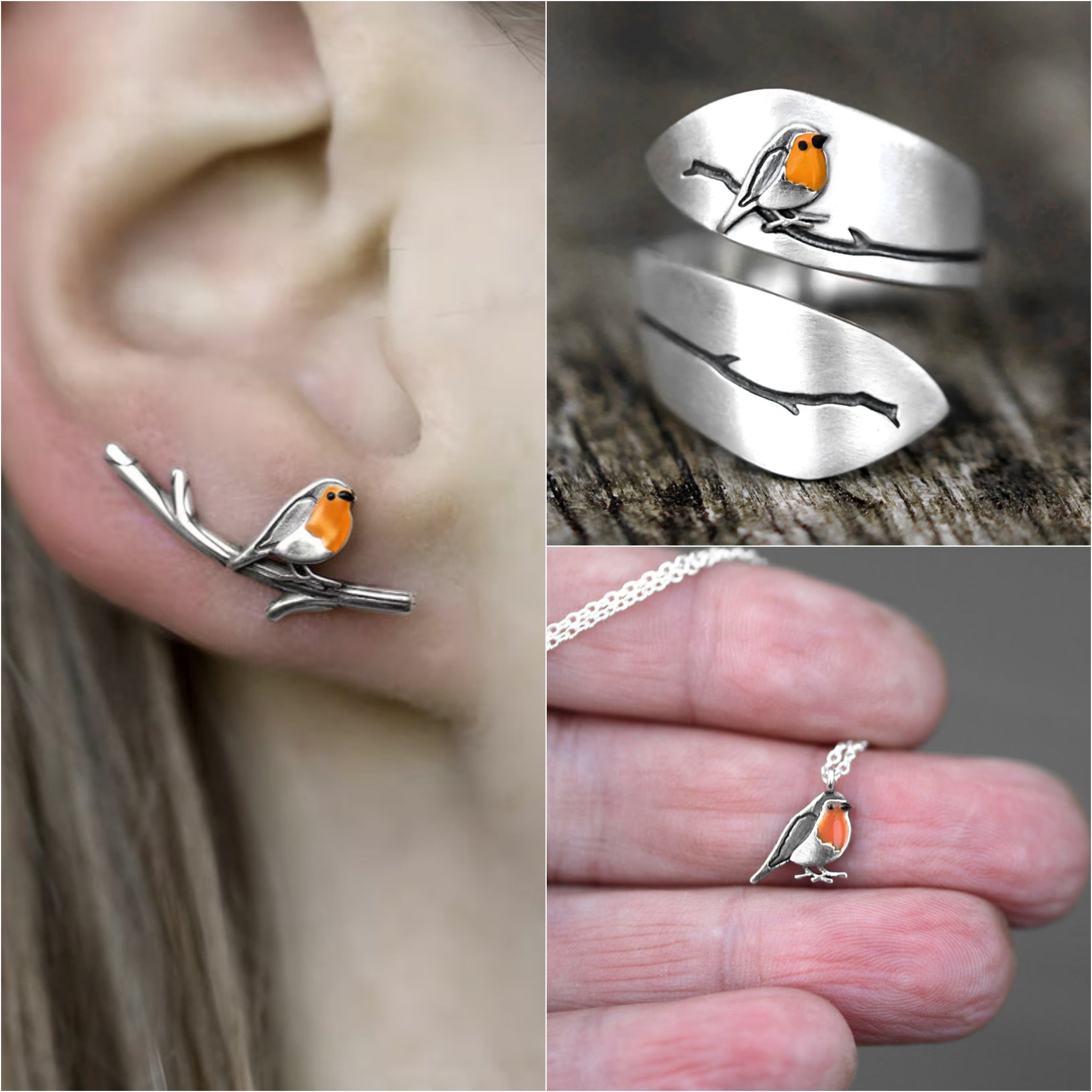 Rotkehlchen Schmuck