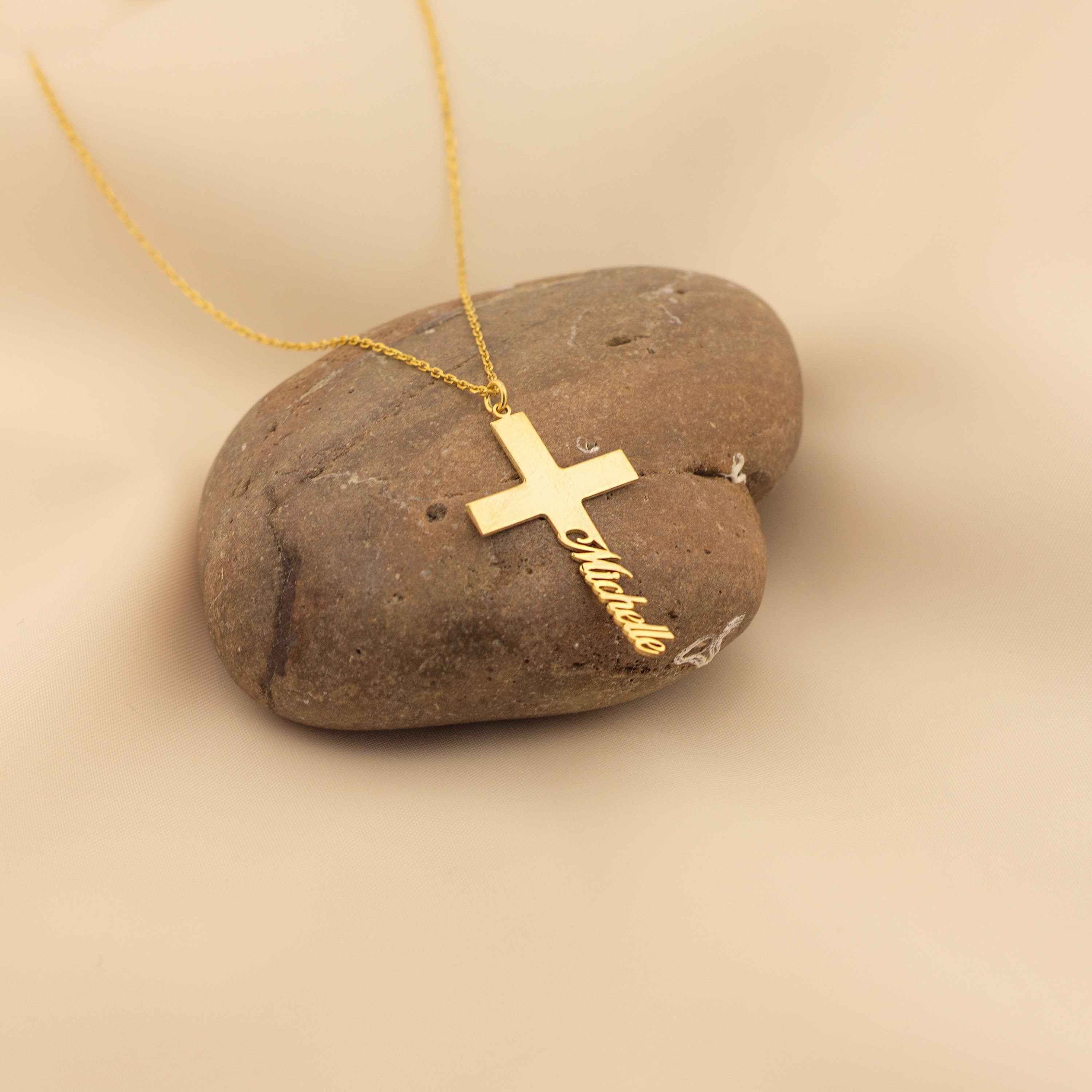 Personalisierte Kreuz-Halskette